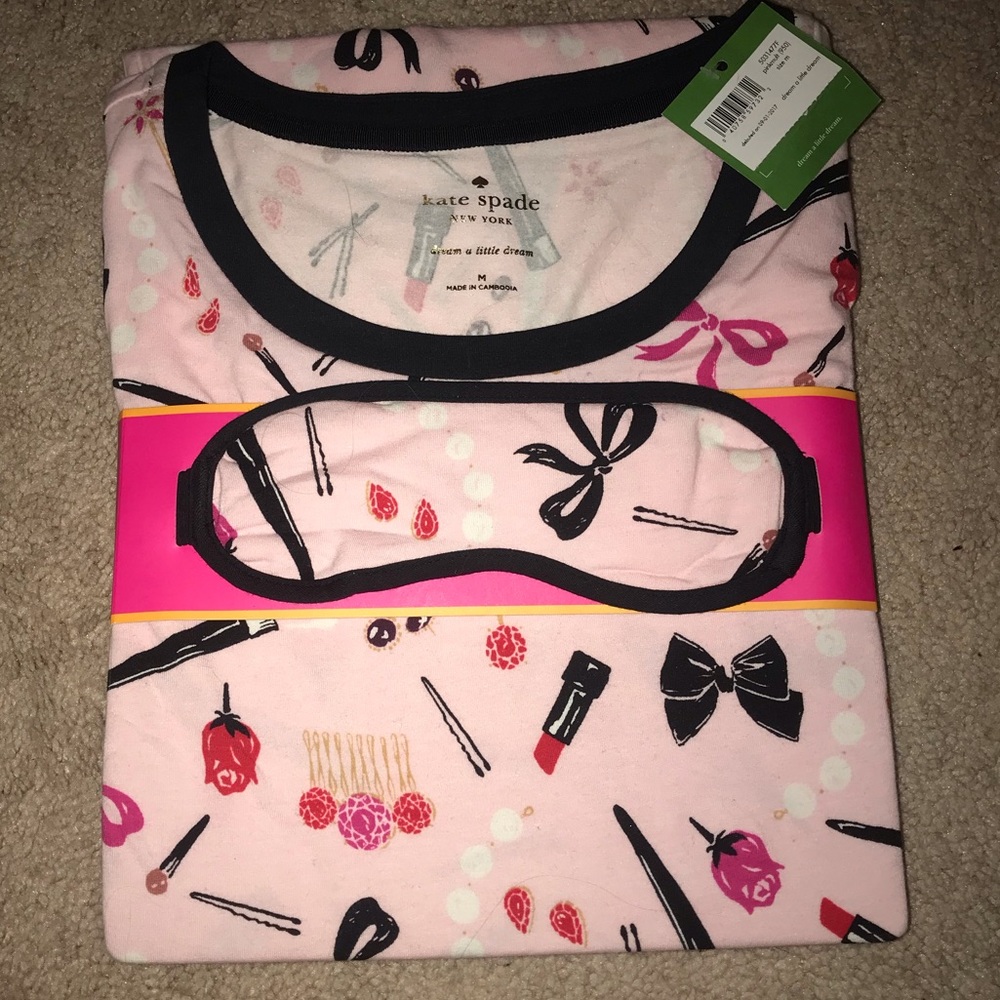 Kate Spade, brand new night gown with eye mask!